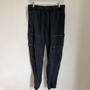 Banana Republic Black Cargo Joggers